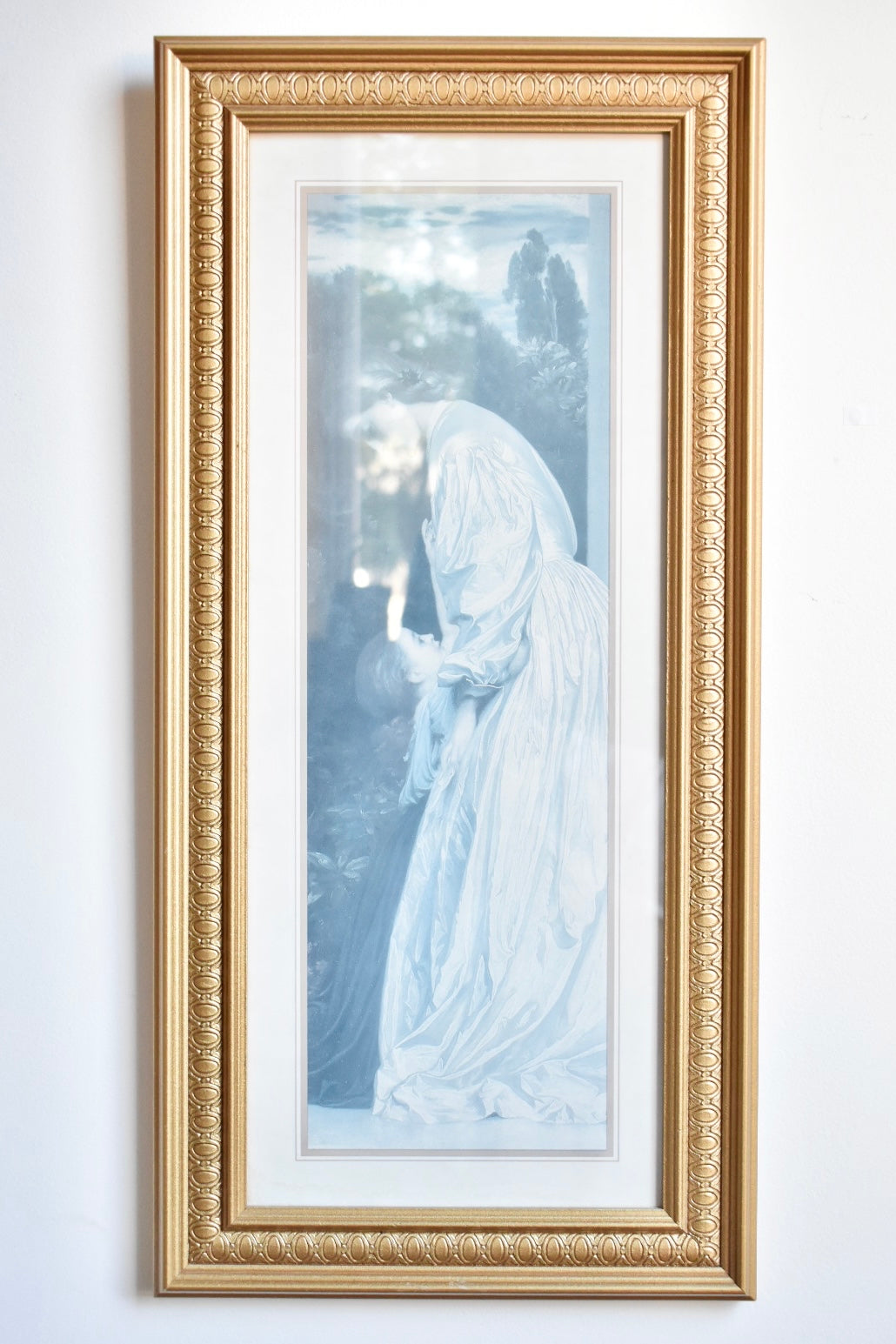 mother & daughter classical art print frame