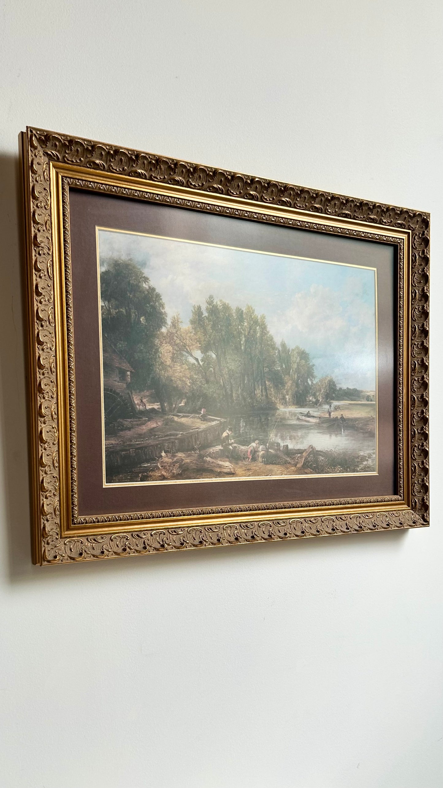 stratford mill art print in frame