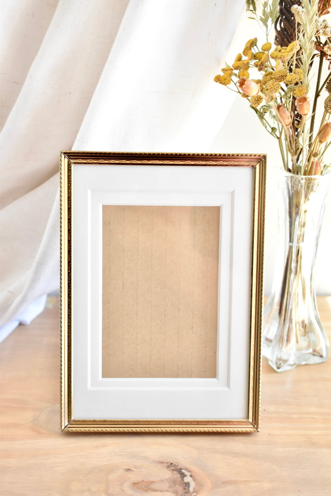medium brass frame - custom pet portrait