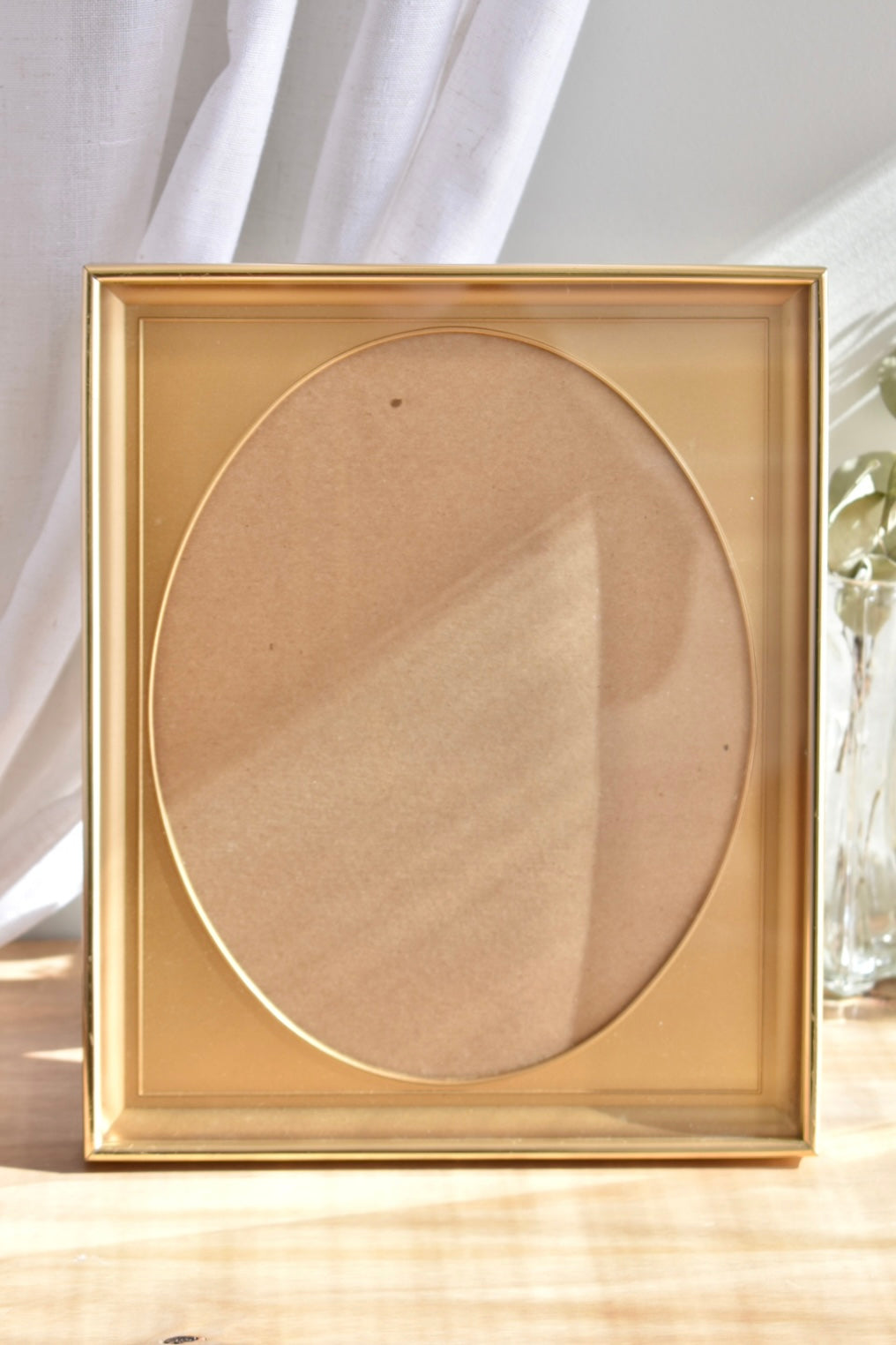extra large oval mat shadow box frame (1) - custom pet portrait