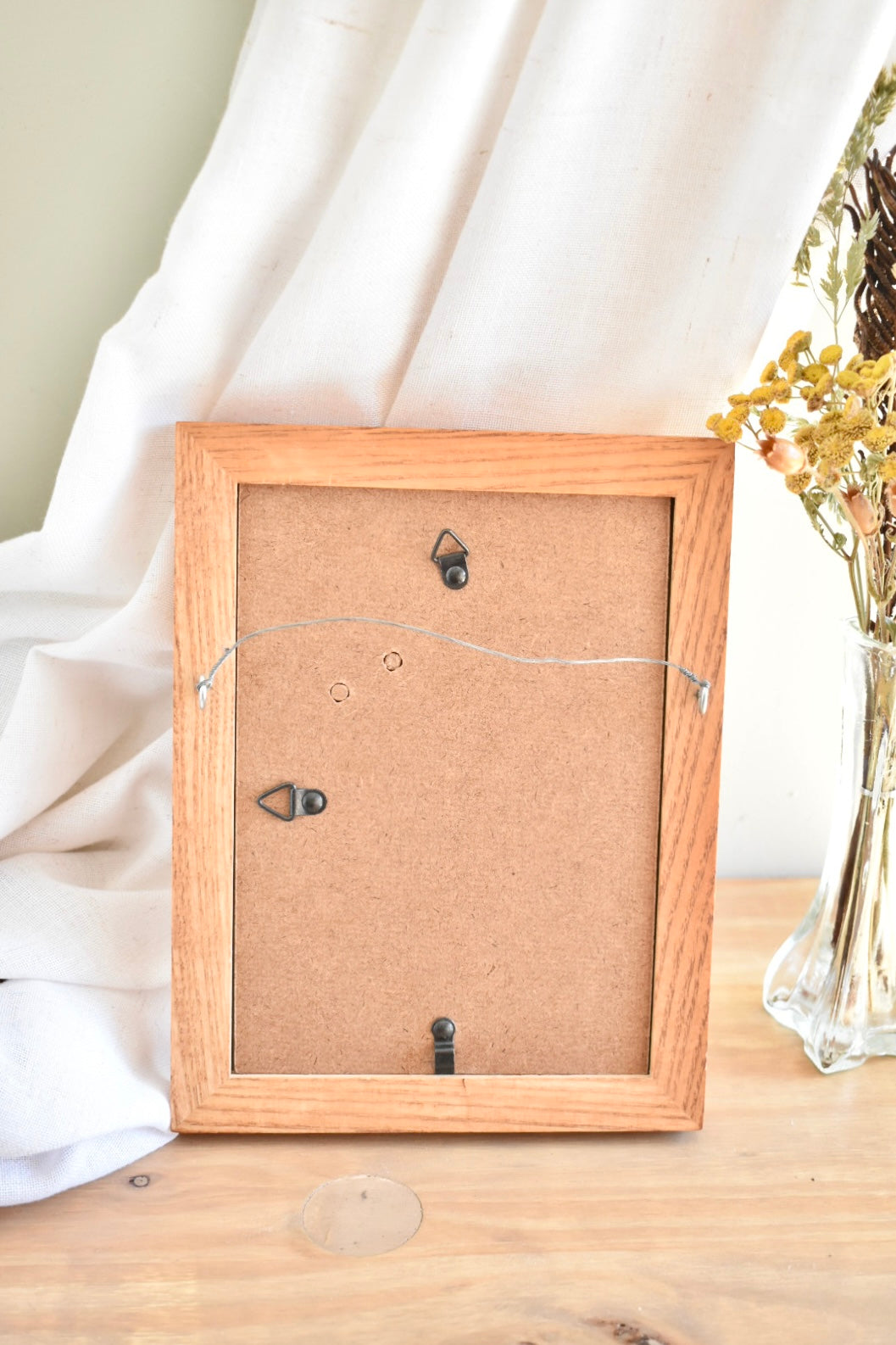 medium wood frame - custom pet portrait