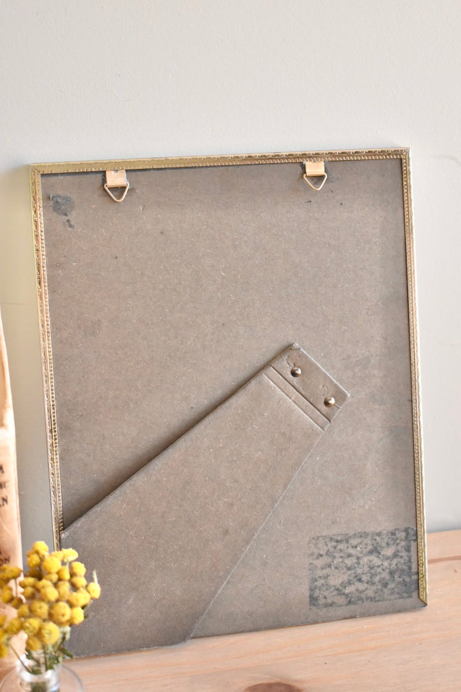 large oval mat brass frame - custom pet portrait