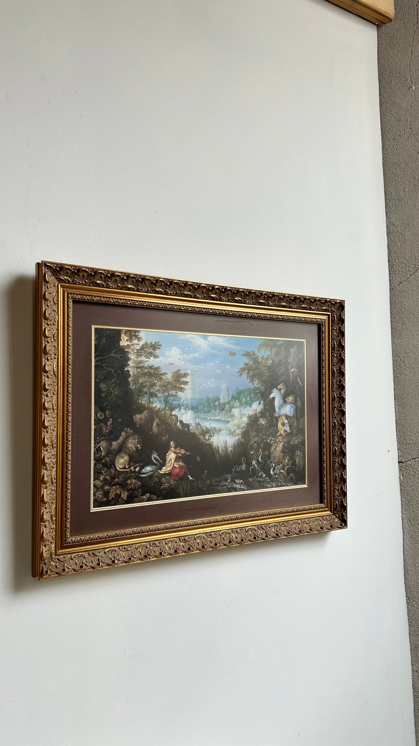 orpheus art print in frame
