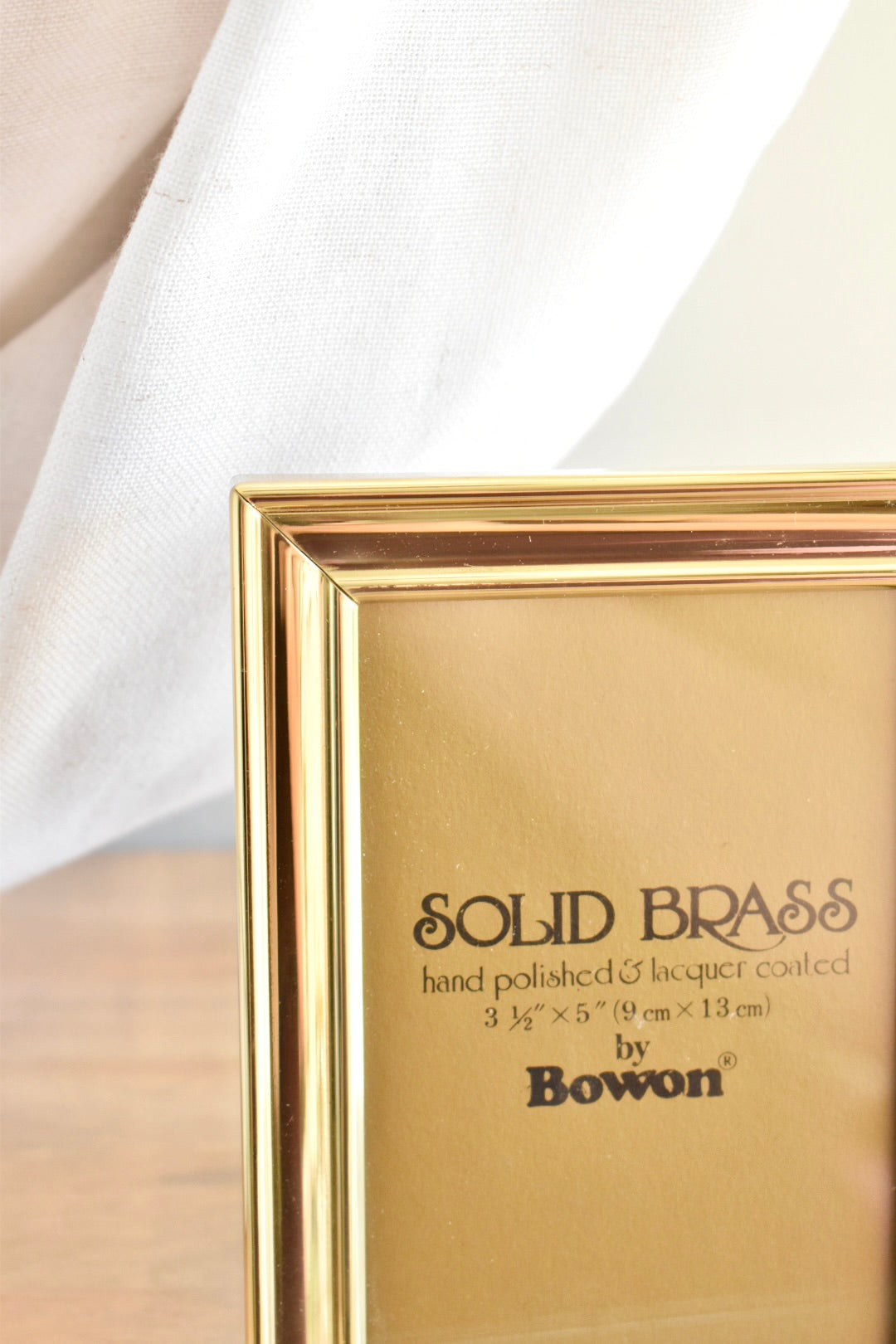 small solid brass frame - custom pet portraito