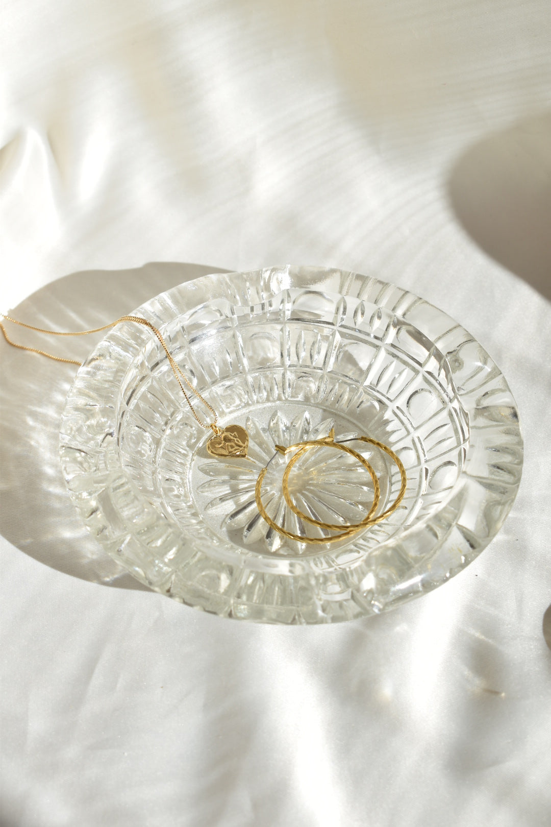 cut glass ashtray dish