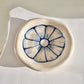 ceramic blue flower trinket dish/wall hanging