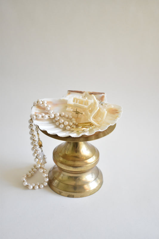 brass pillar candle holder stand
