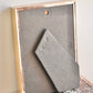 medium oval mat shadow box brass frame - custom pet portrait