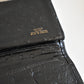 black vintage leather wallet