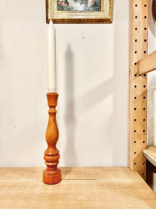 wooden candle holder (single)