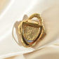 blue cameo scarf clip
