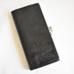 black vintage leather wallet