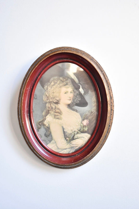vintage french duchess art frame