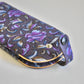 purple paisley glasses pouch