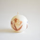 floral ball candle