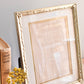 large ornate brass frame - custom pet portrait