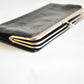 black vintage leather wallet