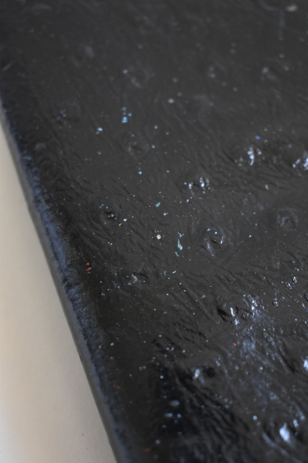 black vintage leather wallet