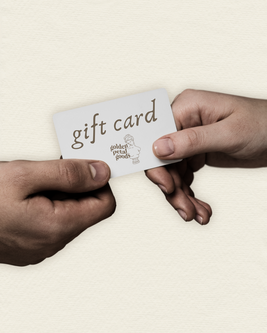 digital gift card (golden petal goods)