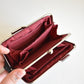small black vintage leather wallet