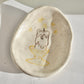 ceramic candle trinket dish/wall hanging