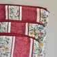 set of 3 vintage zippered pouches