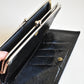 black vintage leather wallet