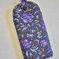 purple paisley glasses pouch