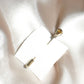 golden gemstone bar pin