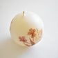 floral ball candle