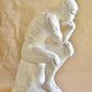 the thinker plaster statue