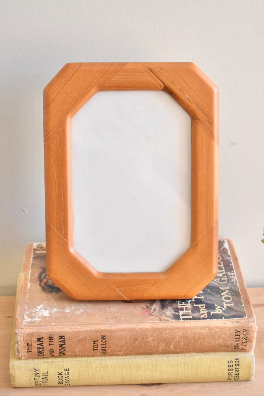 medium beveled wood frame - custom pet portrait