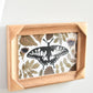 Medium butterfly wooden pressed flower frame