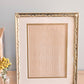 large ornate brass frame - custom pet portrait