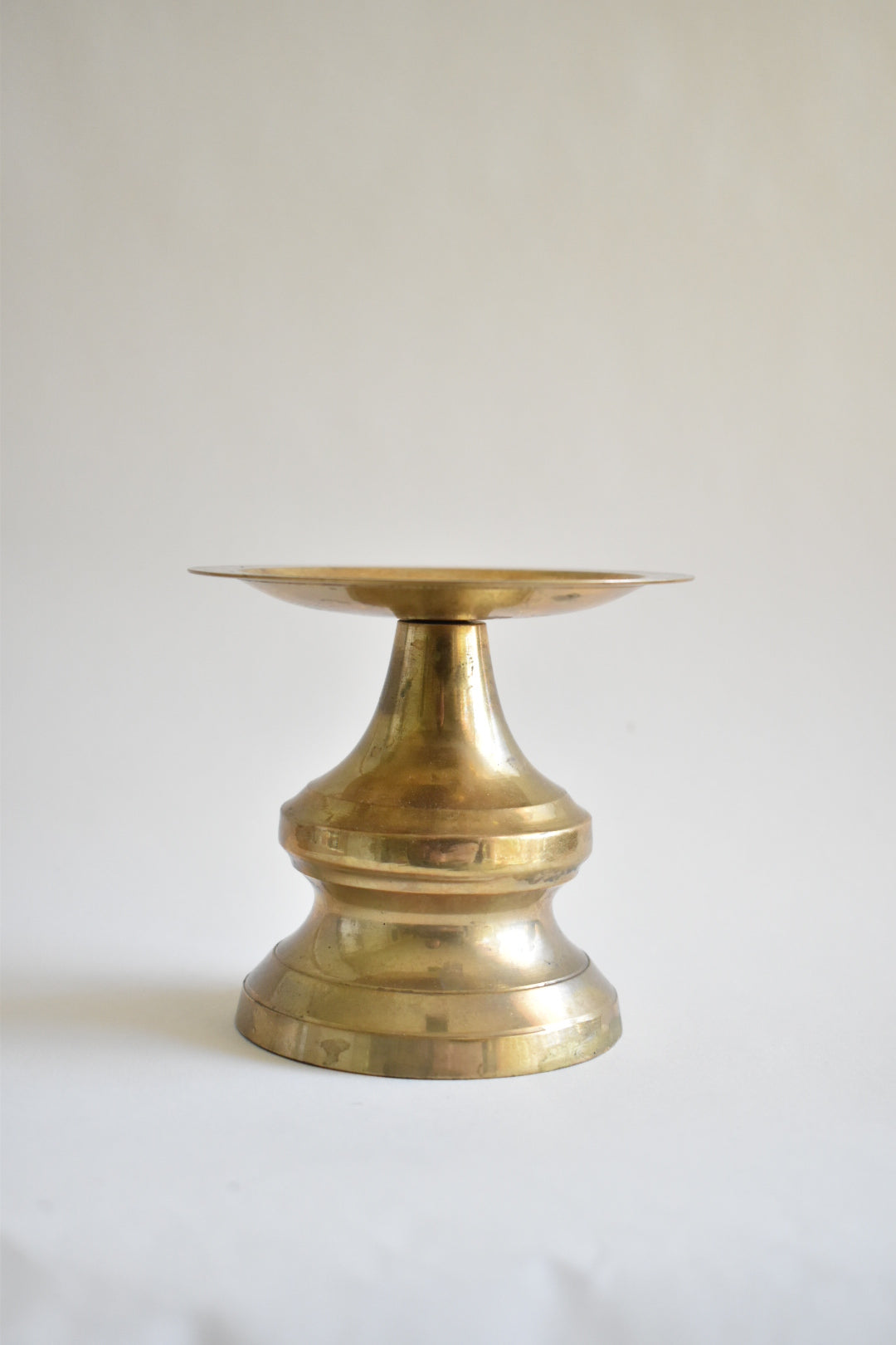 brass pillar candle holder stand
