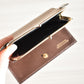 beige vintage leather wallet