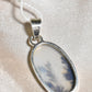 sterling agate pendant
