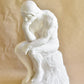 the thinker plaster statue