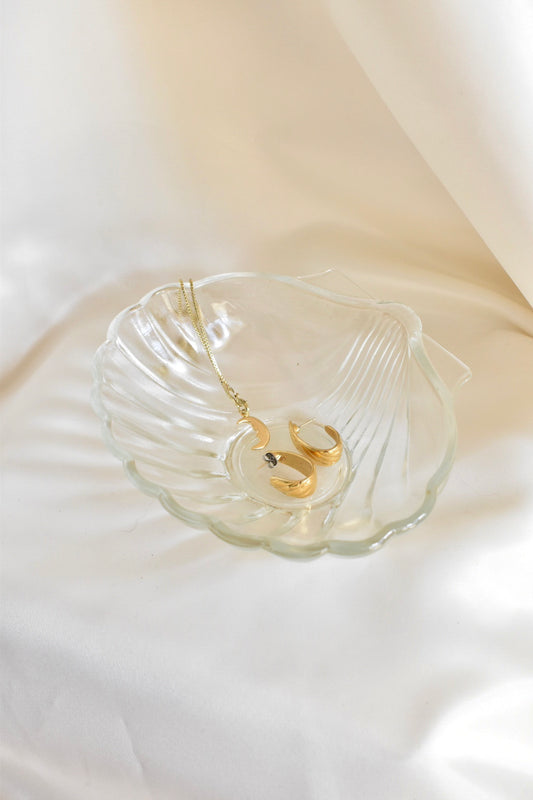 glass shell bowl set