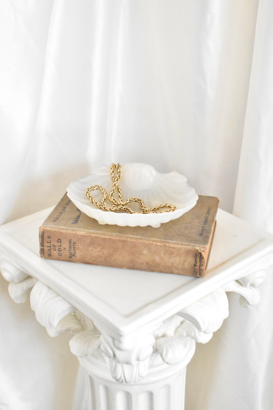 vintage iridescent seashell vanity dish – Golden Petal Goods
